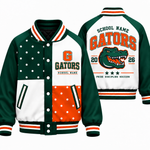 Chaotic Club Personalized Mascot Polka Dot Varsity Jacket