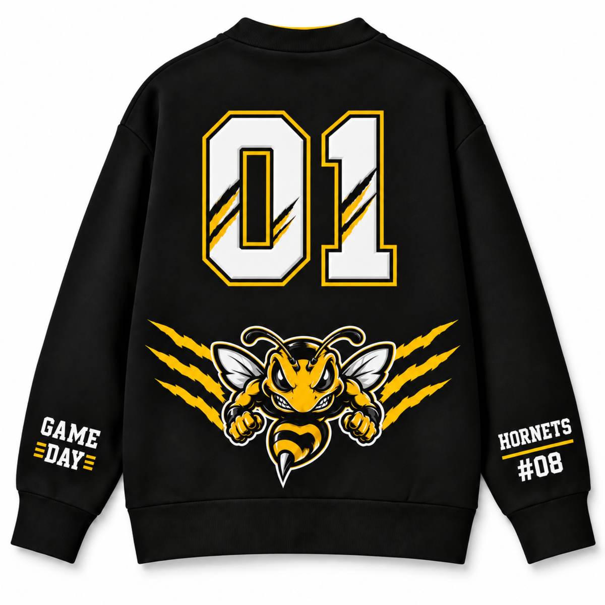 Chaotic Club Personalized Mascot Preppy Team Game Cardigan