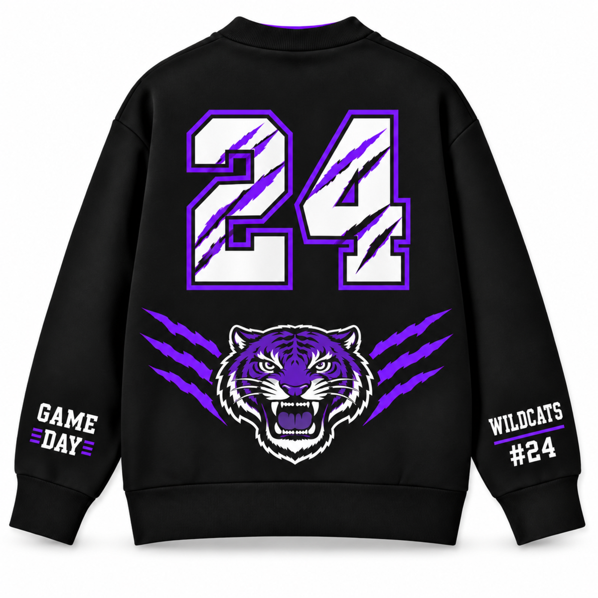 Chaotic Club Personalized Mascot Preppy Team Game Cardigan