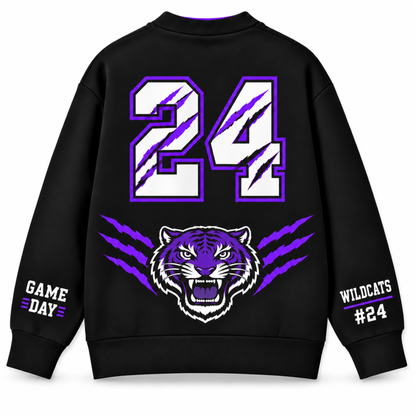 Chaotic Club Personalized Mascot Preppy Team Game Cardigan