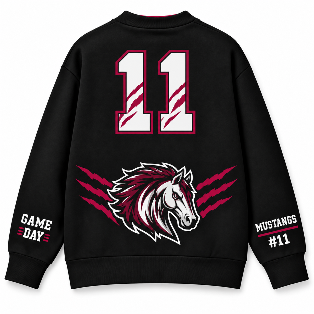 Chaotic Club Personalized Mascot Preppy Team Game Cardigan