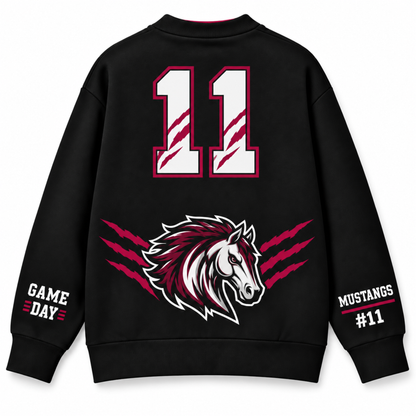 Chaotic Club Personalized Mascot Preppy Team Game Cardigan