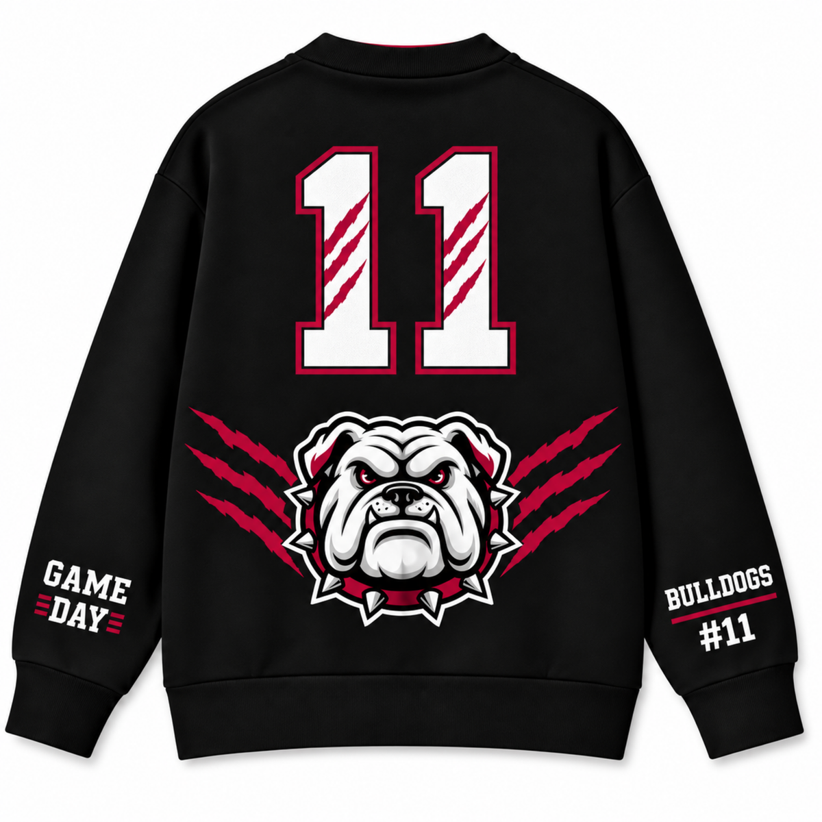 Chaotic Club Personalized Mascot Preppy Team Game Cardigan