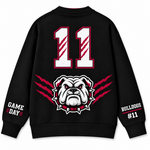 Chaotic Club Personalized Mascot Preppy Team Game Cardigan
