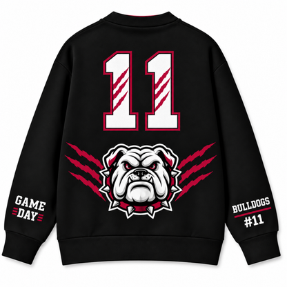Chaotic Club Personalized Mascot Preppy Team Game Cardigan