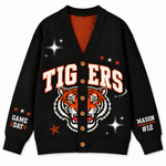 Chaotic Club Personalized Mascot Preppy Team Game Cardigan
