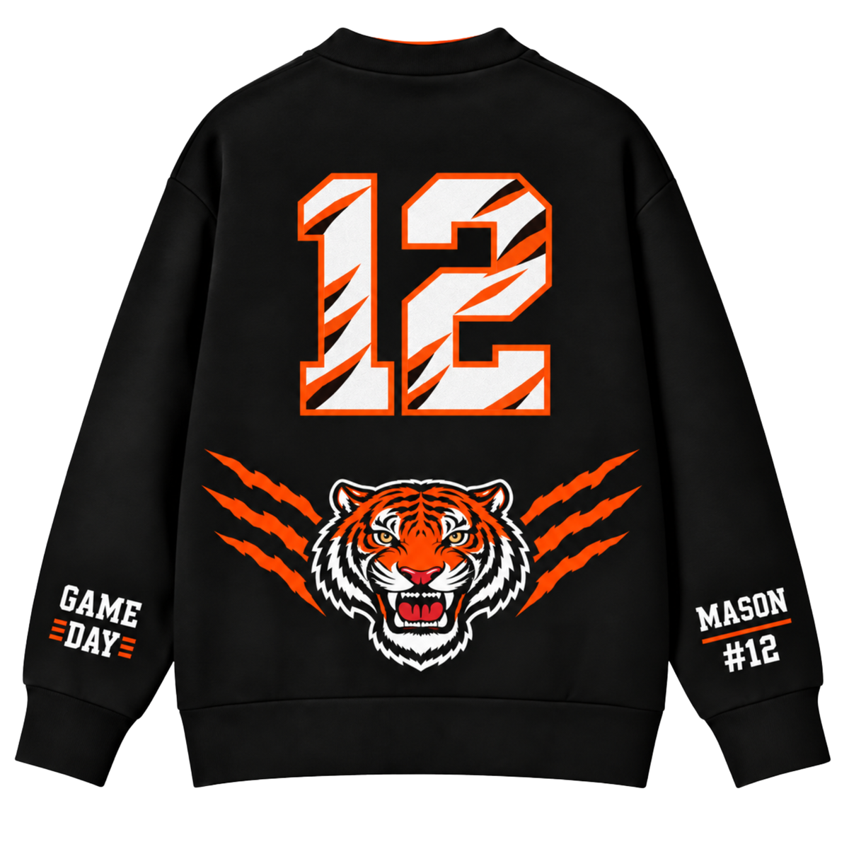 Chaotic Club Personalized Mascot Preppy Team Game Cardigan