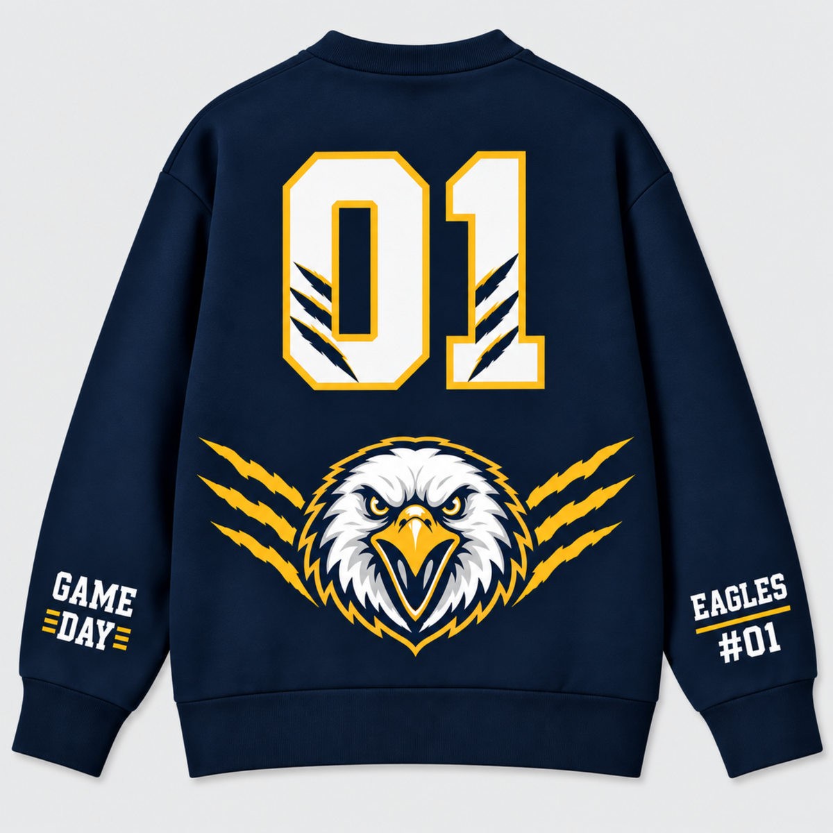 Chaotic Club Personalized Mascot Preppy Team Game Cardigan