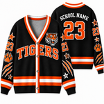 Chaotic Club Personalized Mascot School Spirit Star Cardigan