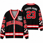 Chaotic Club Personalized Mascot School Spirit Star Cardigan