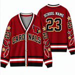 Chaotic Club Personalized Mascot School Spirit Star Cardigan