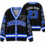 Chaotic Club Personalized Mascot School Spirit Star Cardigan