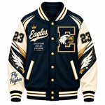 Chaotic Club Personalized Mascot Wordmark Varsity Jacket