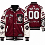 Chaotic Club Personalized Mascot Wordmark Varsity Jacket