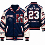 Chaotic Club Personalized Mascot Wordmark Varsity Jacket