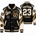 Chaotic Club Personalized Mascot Wordmark Varsity Jacket