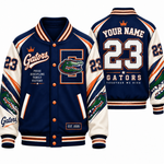 Chaotic Club Personalized Mascot Wordmark Varsity Jacket
