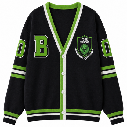 Chaotic Club Personalized School Name Team Cardigan