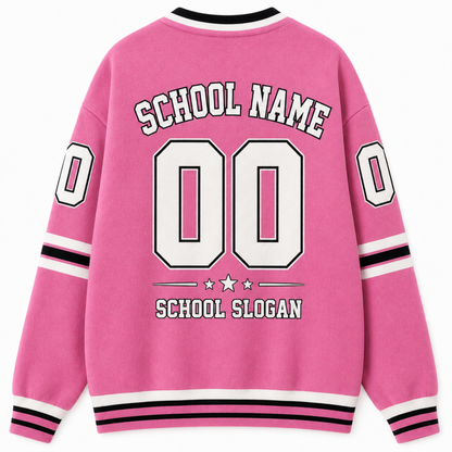 Chaotic Club Personalized School Name Team Cardigan