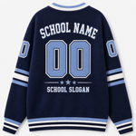 Chaotic Club Personalized School Name Team Cardigan