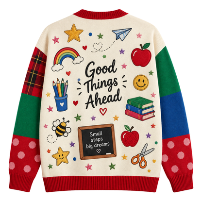 Chaotic Club Personalized Teacher Name Appreciation Cardigan