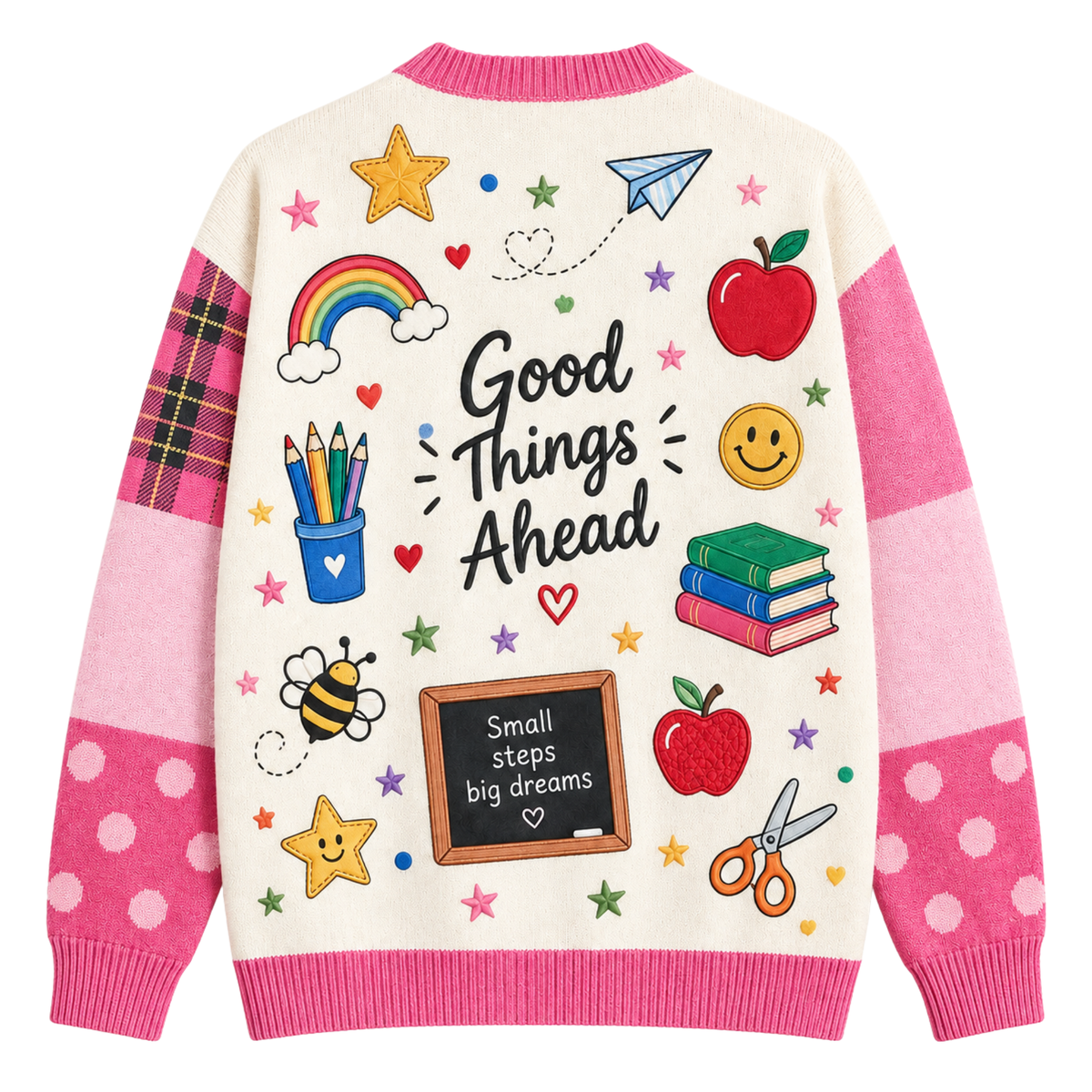 Chaotic Club Personalized Teacher Name Appreciation Cardigan