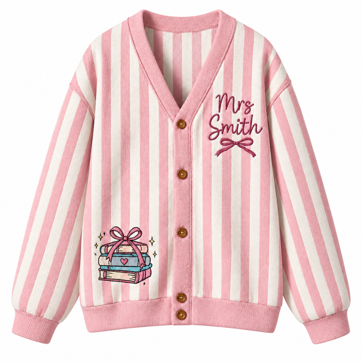 Chaotic Club Personalized Weird Teachers Build Character Cardigan