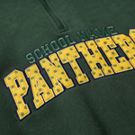 Chaotic Club Polka Dot Embroided Custom High School Mascot Quarter Zip Sweatshirt