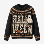 Chaotic Club Polka Dot Ghost Halloween Ugly Sweatshirt