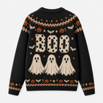 Chaotic Club Polka Dot Ghost Halloween Ugly Sweatshirt