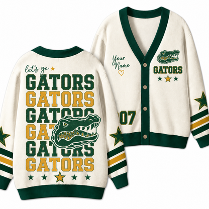 Chaotic Club Retro Mascot Star Game Day Cardigan