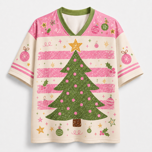Chaotic Club Season s Greetings Christmas Tree Mesh Jersey