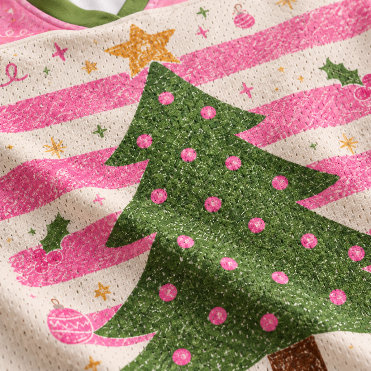 Chaotic Club Season s Greetings Christmas Tree Mesh Jersey