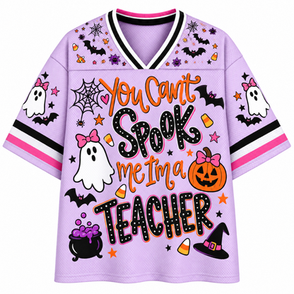 Chaotic Club Spook Me Teacher Halloween Mesh Jersey