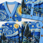 Chaotic Club Starry Night Sky Knit Cardigan