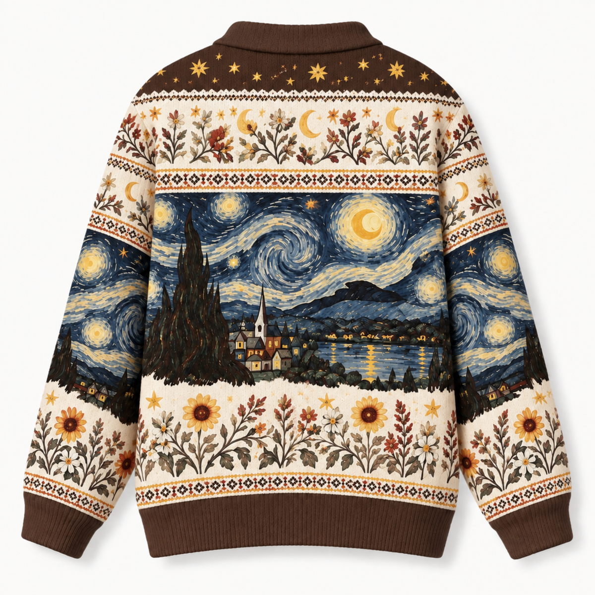 Chaotic Club Starry Night Sky Knit Cardigan