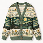 Chaotic Club Starry Night Sky Knit Cardigan