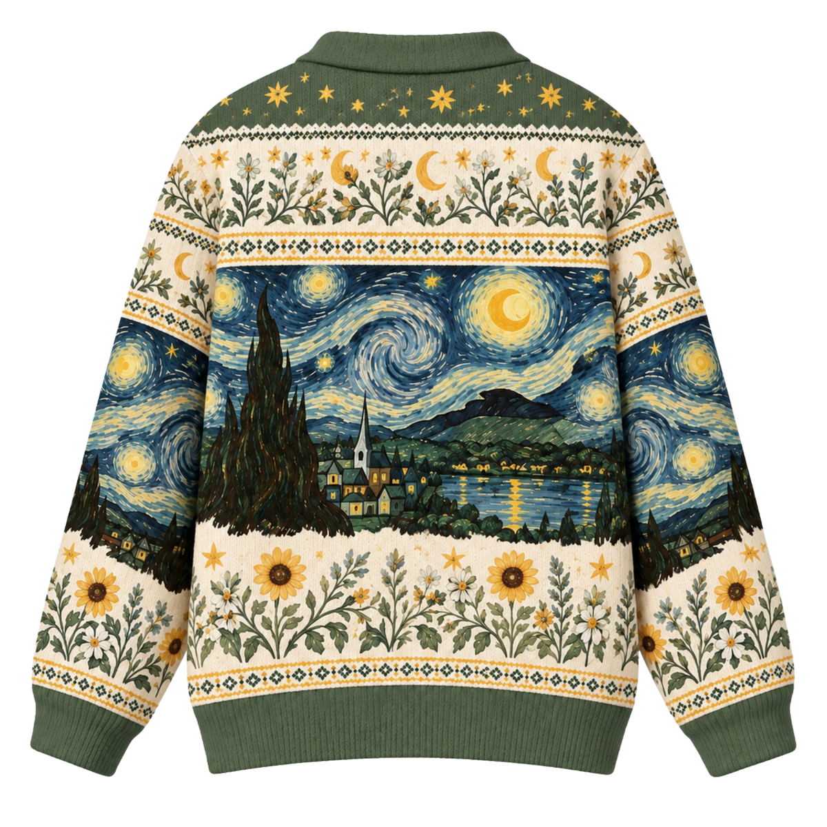 Chaotic Club Starry Night Sky Knit Cardigan