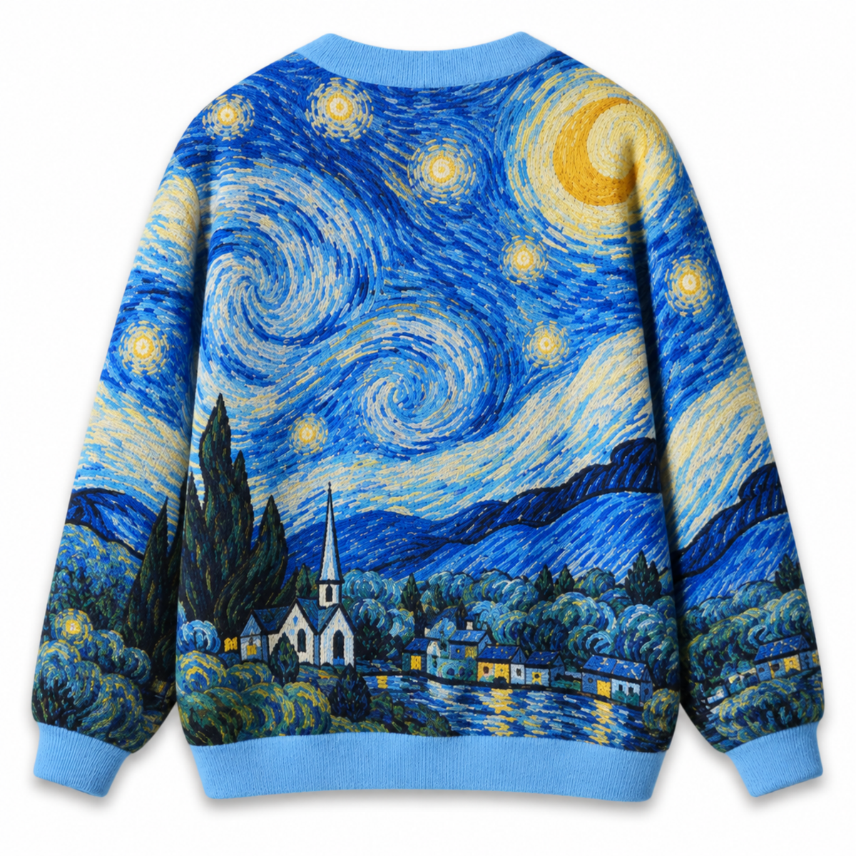 Chaotic Club Starry Night Sky Knit Cardigan
