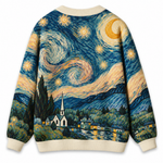 Chaotic Club Starry Night Sky Knit Cardigan