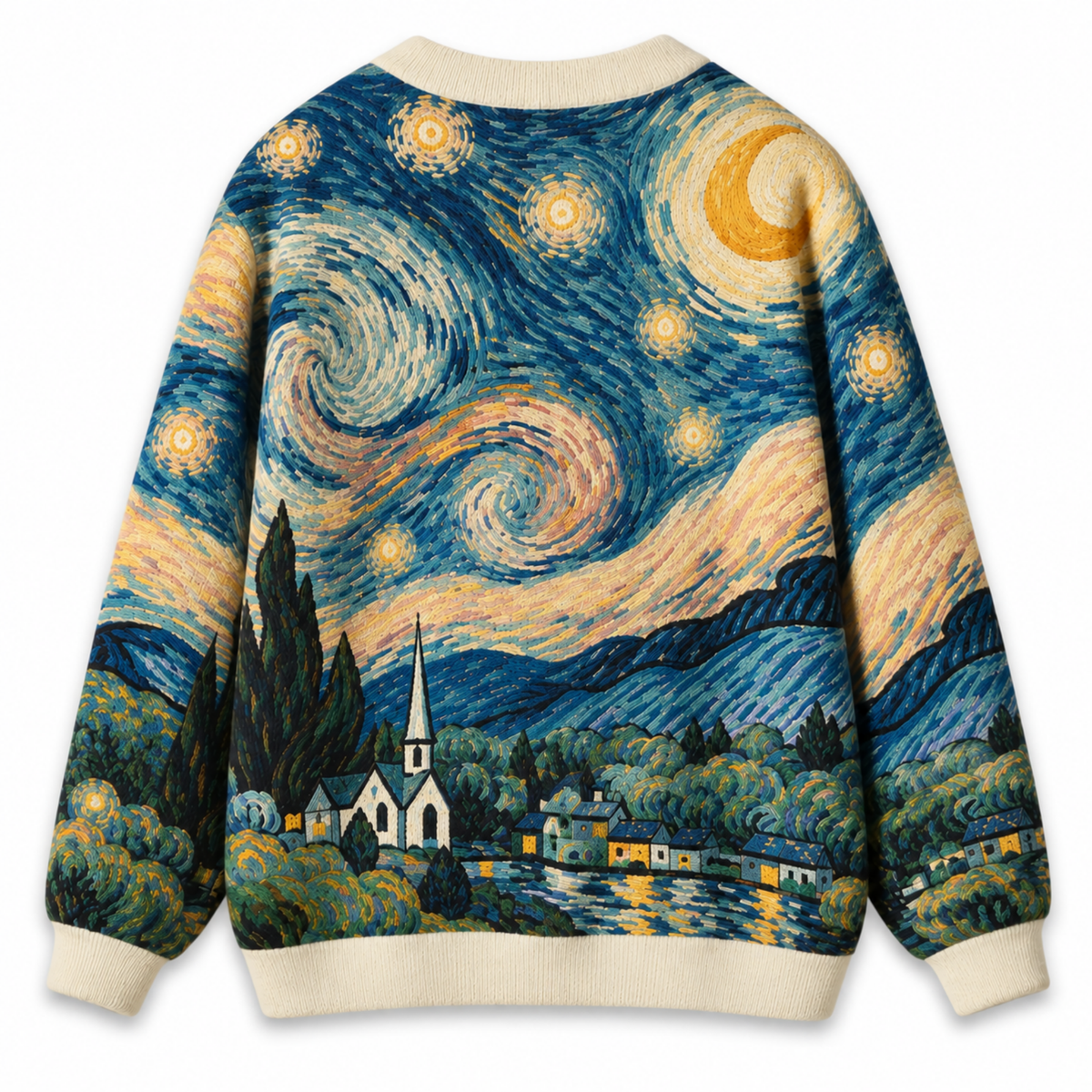 Chaotic Club Starry Night Sky Knit Cardigan