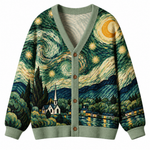 Chaotic Club Starry Night Sky Knit Cardigan