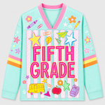 Chaotic Club Striped Custom Back To School Love Long Sleeve Jersey