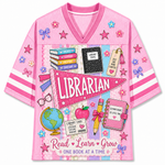 Chaotic Club Preppy Back To School Teacher Pennant Flag Mesh Jersey