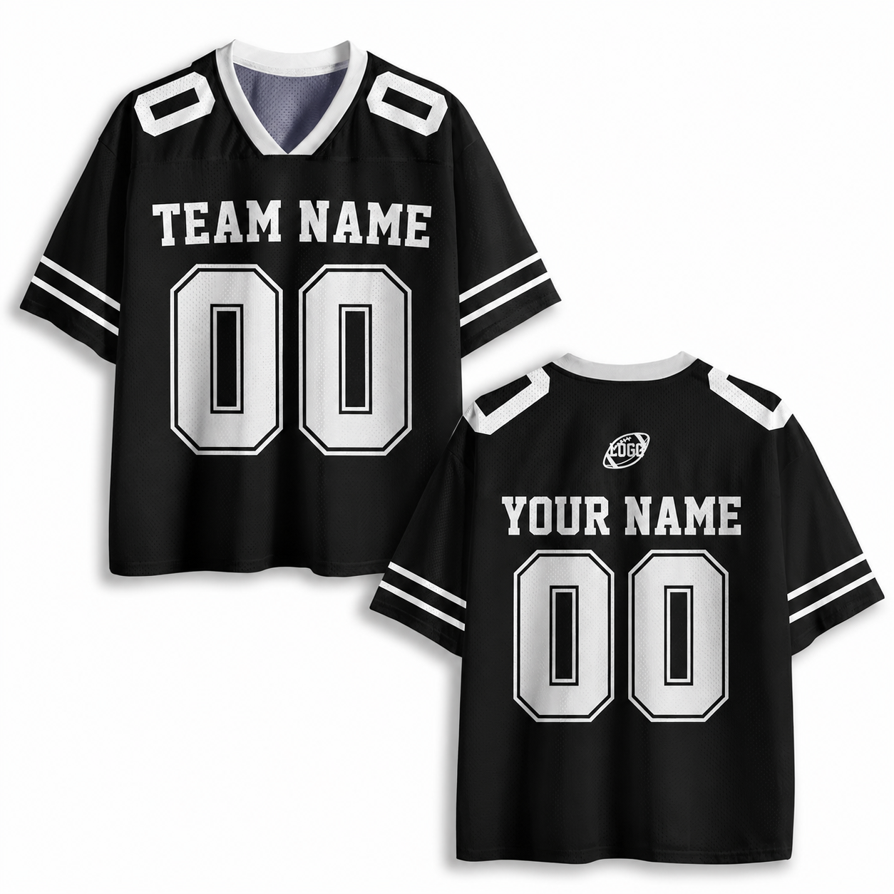 ChaoticClub Personalized Team Name & Number Mesh Jersey