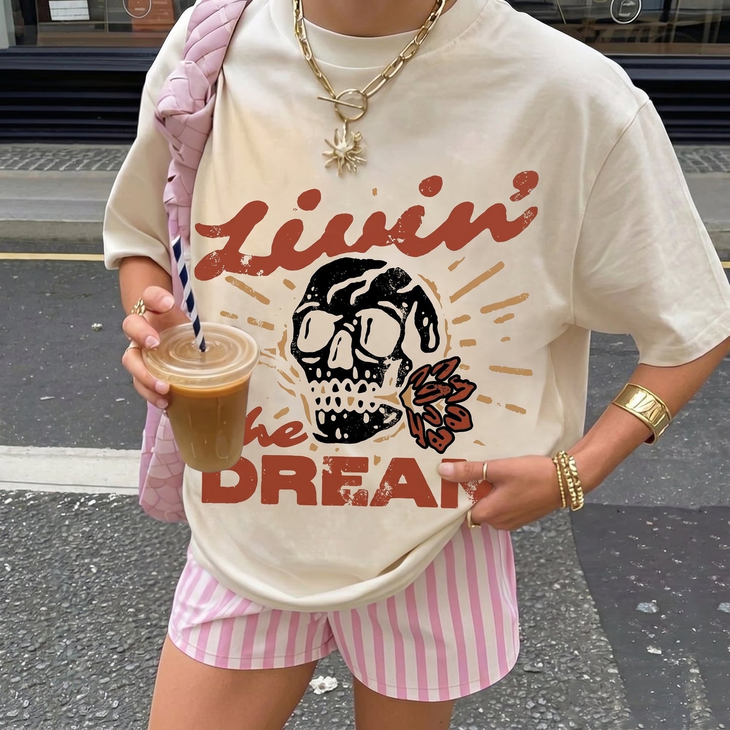 ChaoticClub Livin' the Dream Washed T- shirt