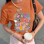 ChaoticClub Summer Jesus and Ice Coffee Neon T-shirt