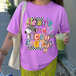ChaoticClub Summer Jesus and Ice Coffee Neon T-shirt