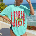 ChaoticClub Save Water Drink Margs Neon T-Shirt