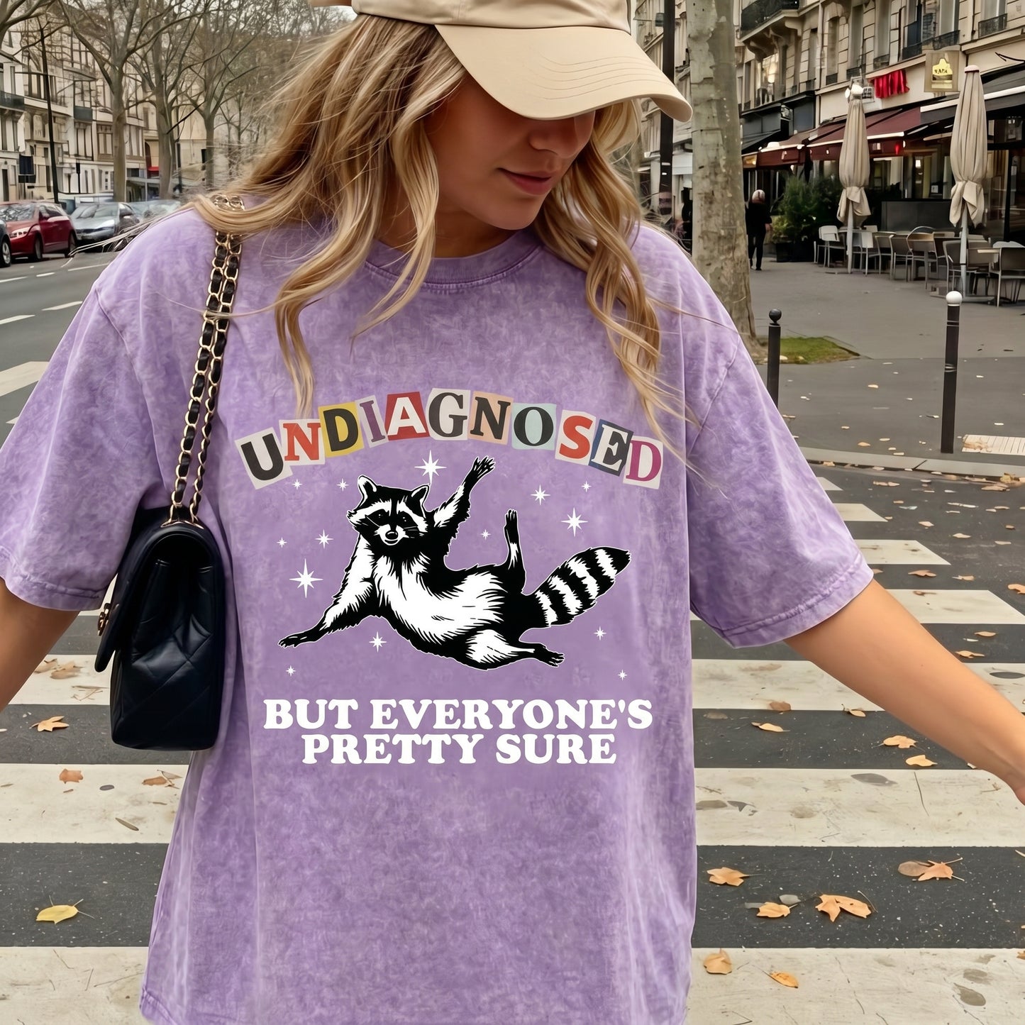 ChaoticClub Undiagnosed Racconn Washed T-Shirt